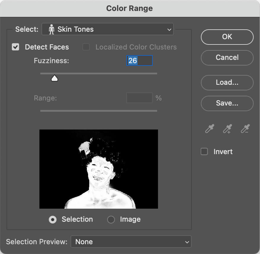 Labe Fremragende Skim Using Photoshop's Color Range command to adjust skin tones - Photofocus