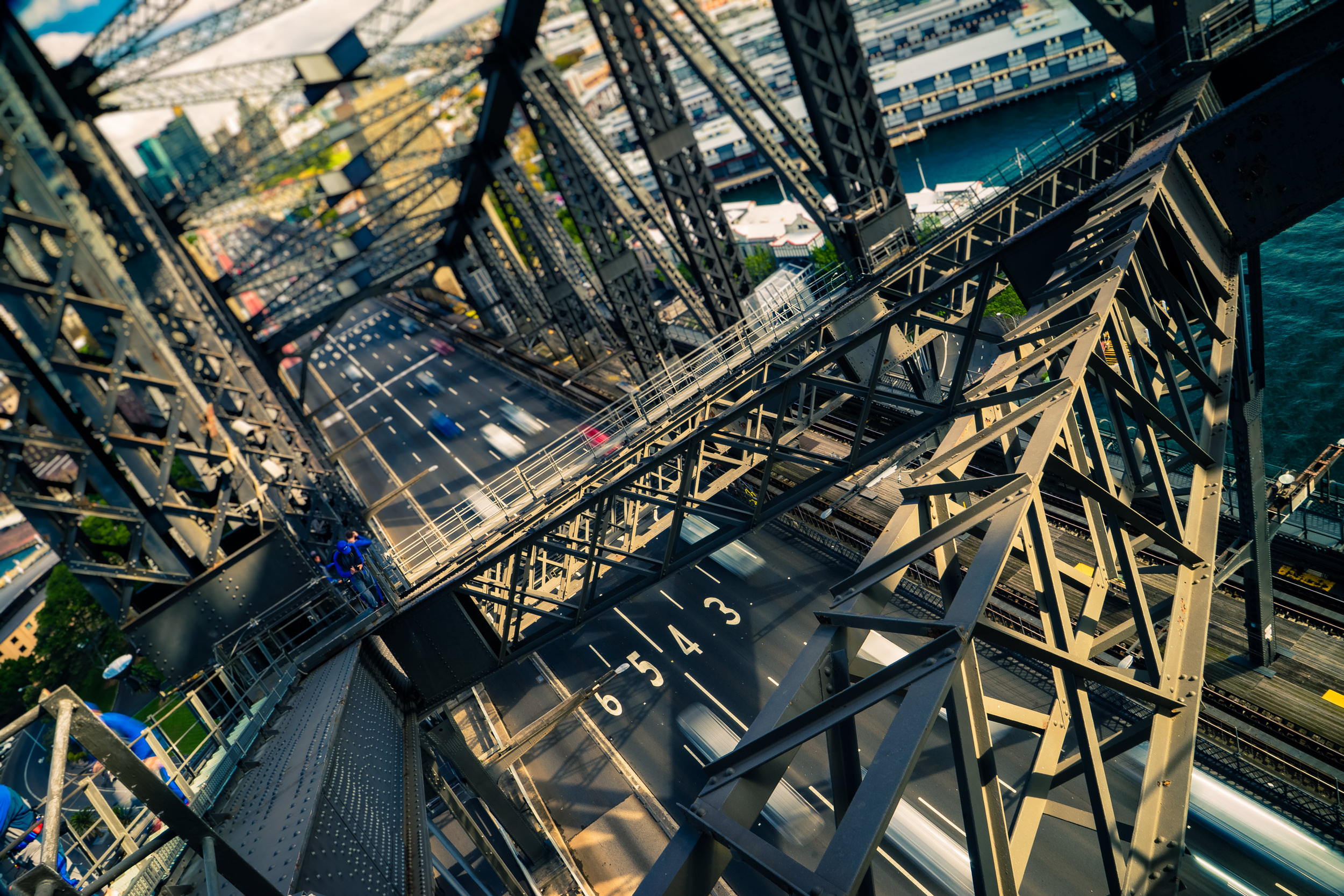Spanning The Sydney Harbor Bridge Sydney, NSW, Australia