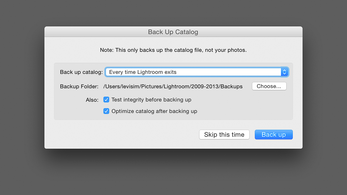 Backing Up Your Lightroom Catalog Photofocus
