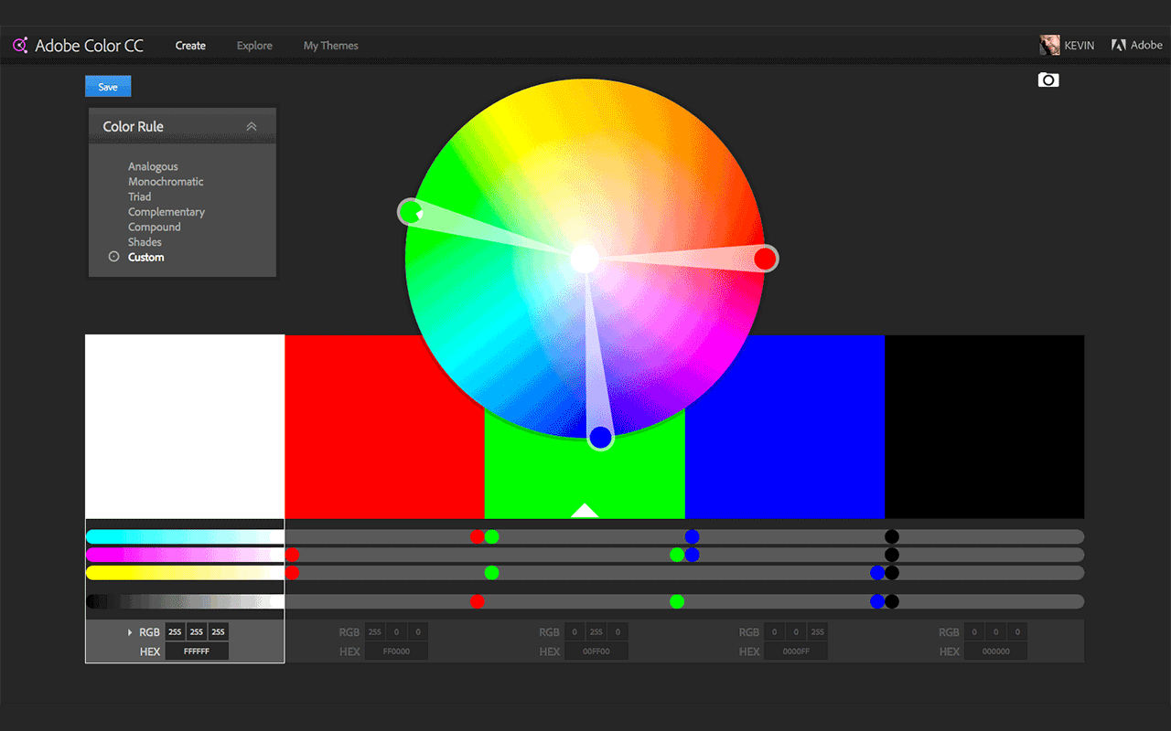 Make a Working Color Wheel in Photofocus