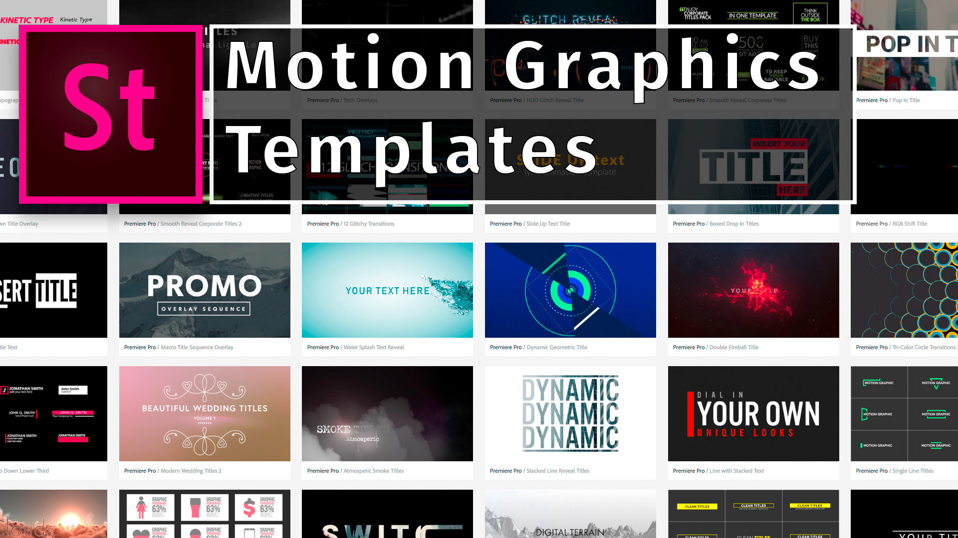 Motion graphics templates Downloading MOGRTs from Adobe Stock  Photofocus