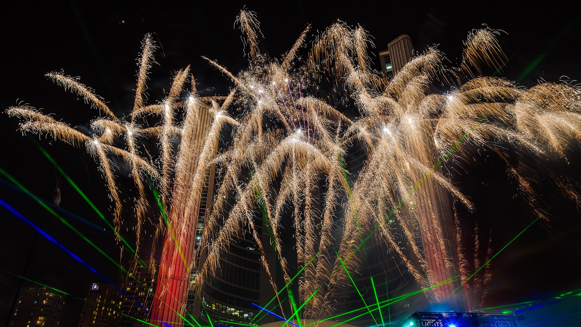 Lights Everywhere Cavalcade of Lights, Nathan Phillips square - Toronto, ON