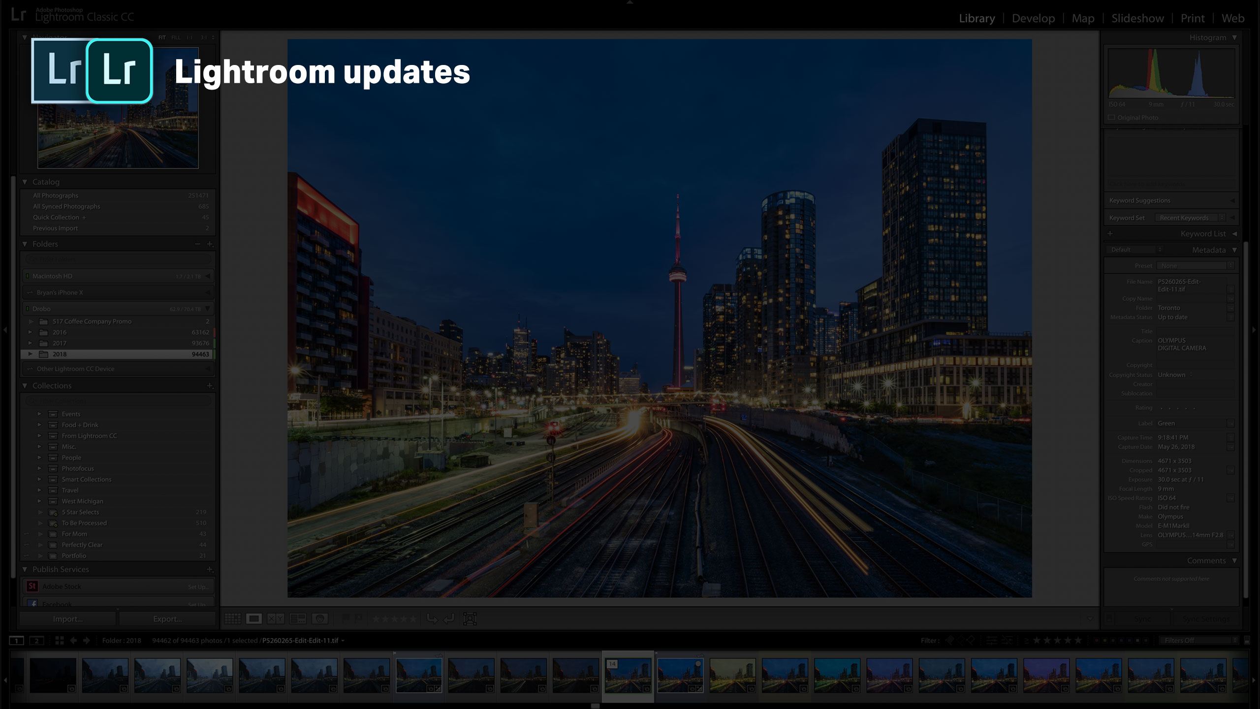 new lightroom classic update