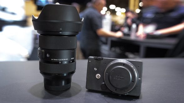 Cover New Sigma fp camera and lens
