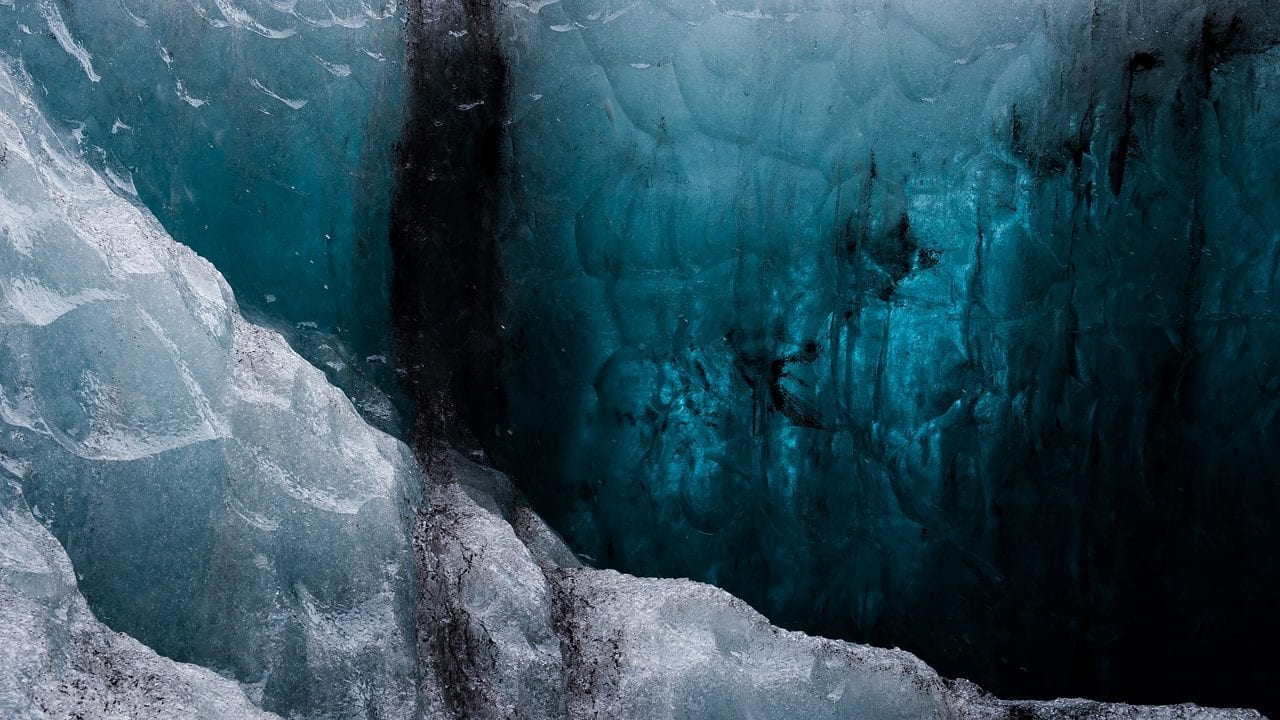 Impermanence: Abstract beauty of ice caves in Iceland
