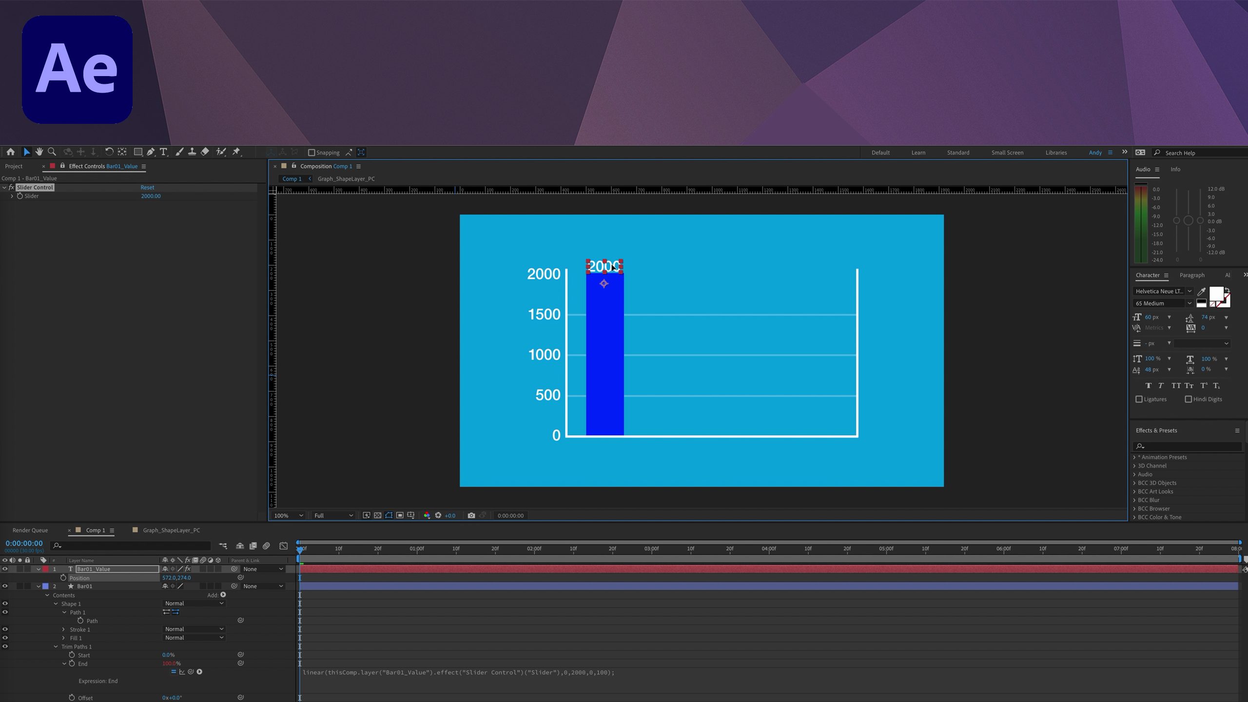 After Effects Tutorial – Linear Expression After Effects Tutorial - Linear Expression