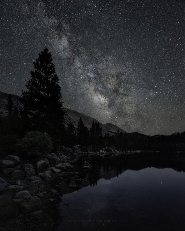 The glorious Milky Way in the Eastern Sierra Nevada Mountains, California, always an inspiration.