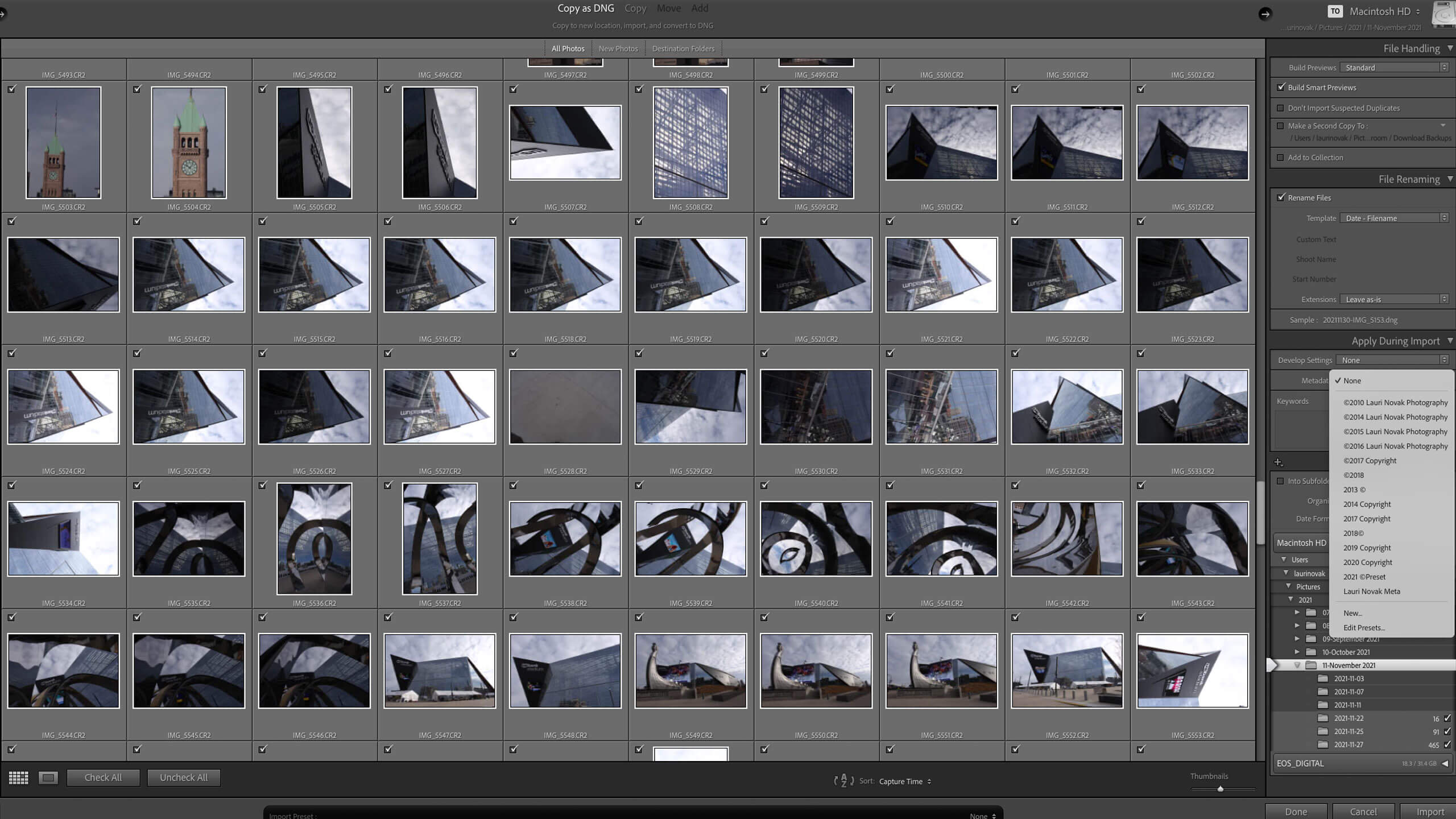 Updating your Lightroom Classic copyright preset - Photofocus