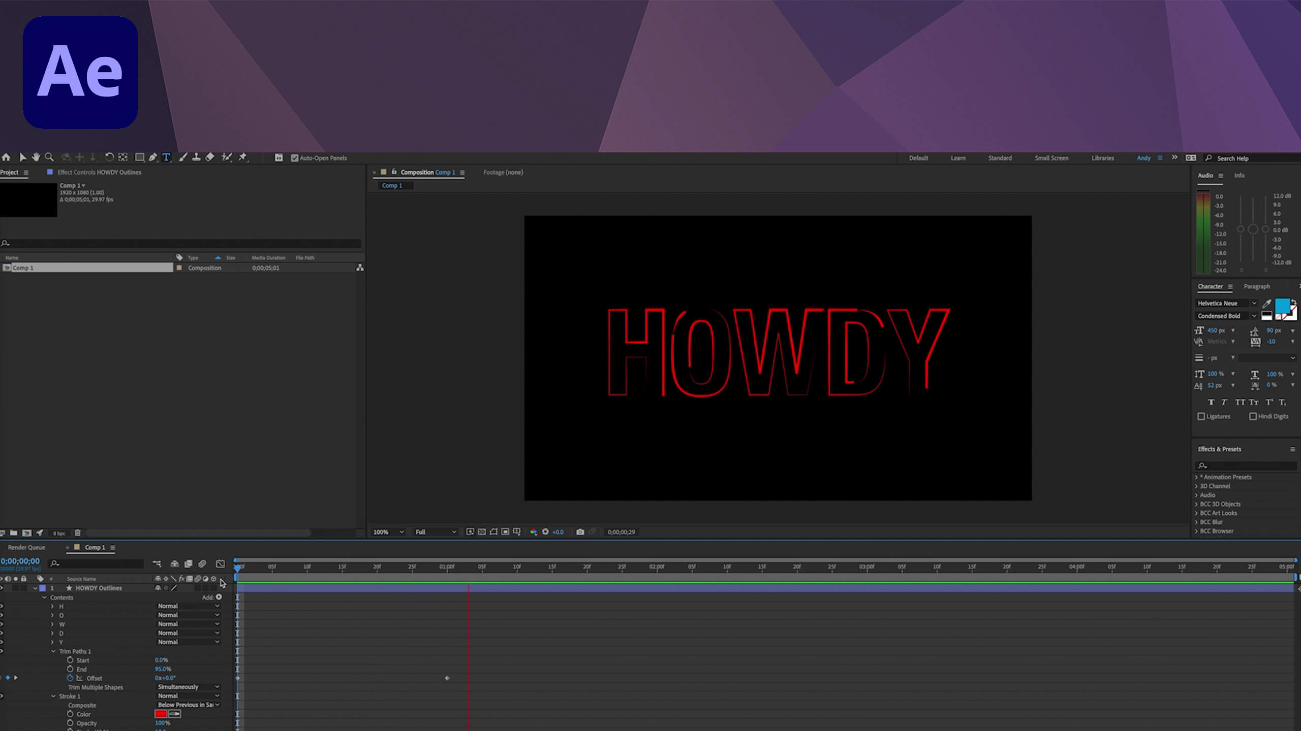 How To Animate Stroke In After Effects