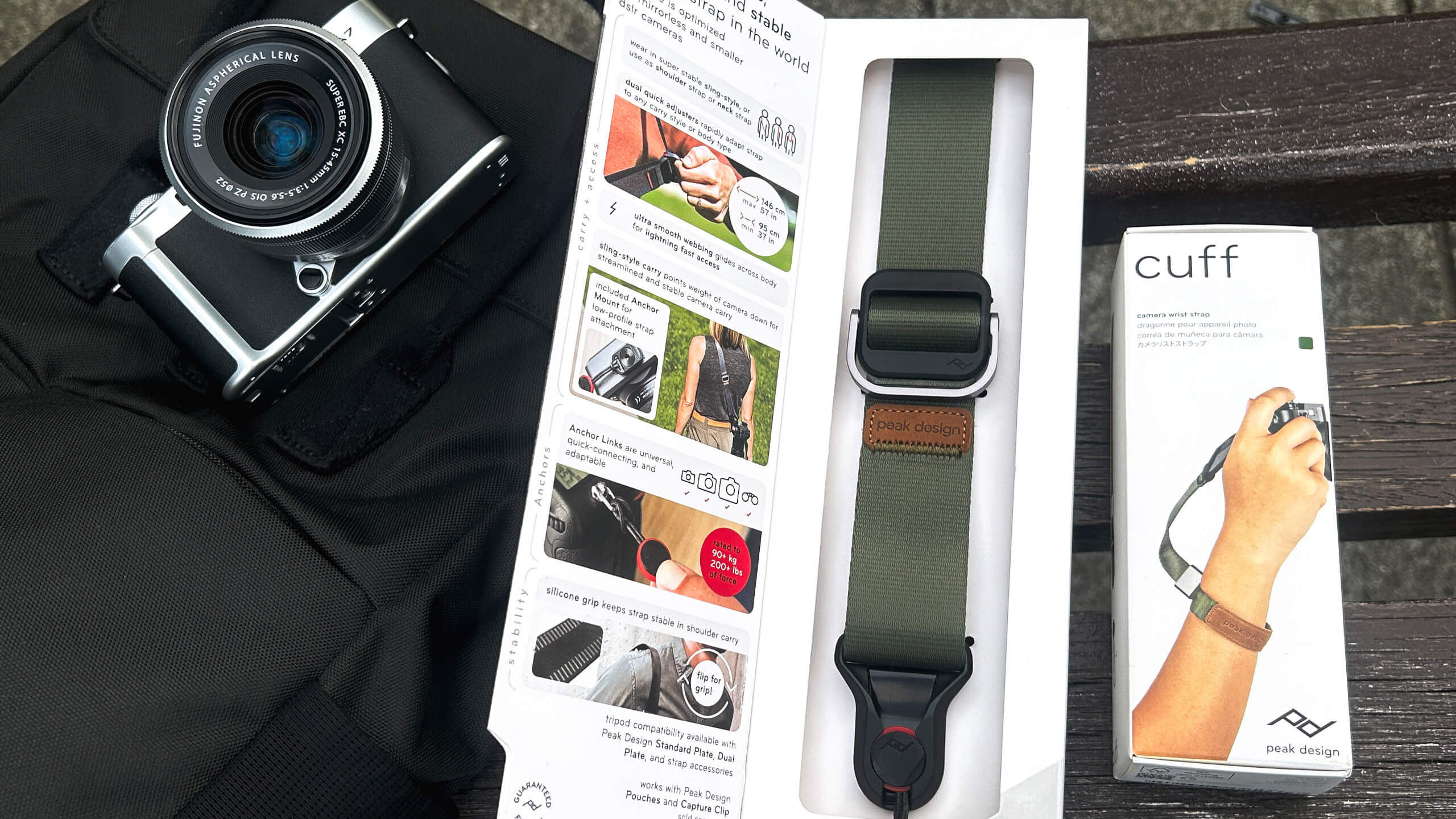 Peak Design Slide Lite & Cuff: The perfect camera strap combo