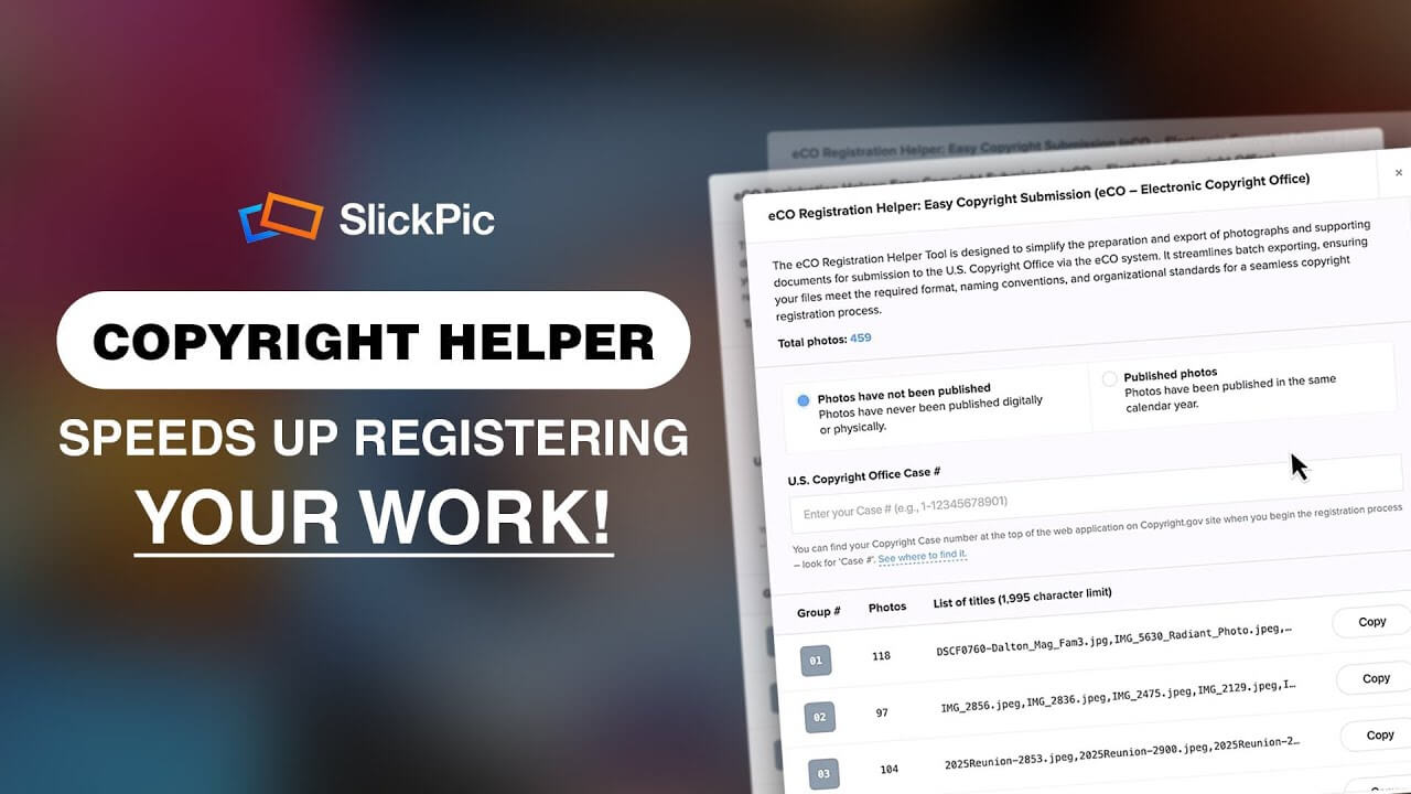 SlickPic’s new feature lets you protect your work